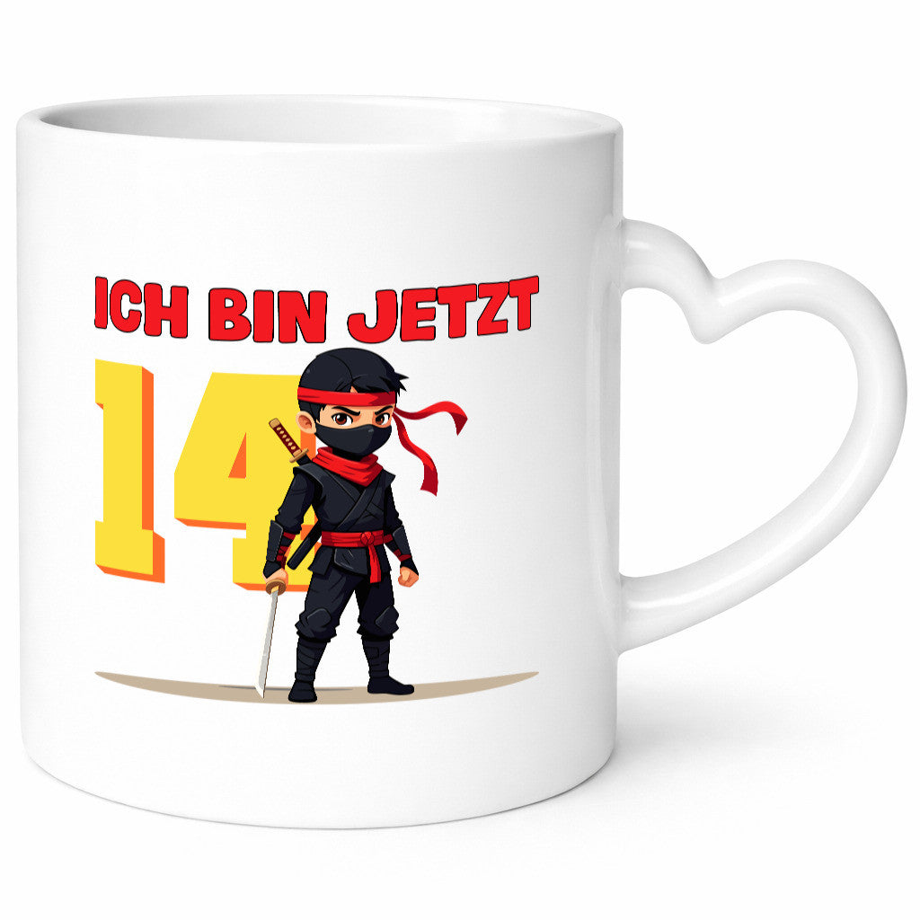 14. Geburtstag | 14 Jahre Ninja Kinder lustiger Spruch Geschenk Geschenkidee