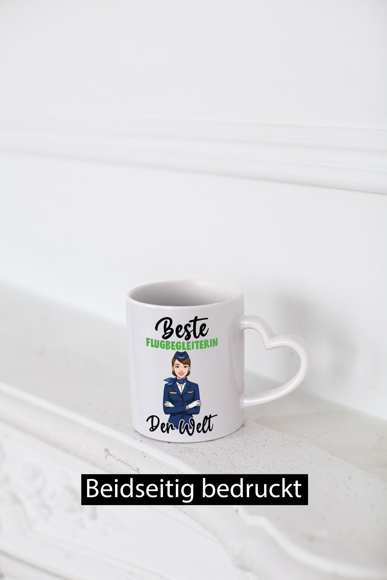 Beste Flugbegleiterin | Stewardess Flughafen v2 lustiger Spruch Geschenk Humor