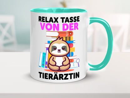 Relax Tasse: Tierärztin | Mediziner Tiermedizin Humor Tierliebhaber