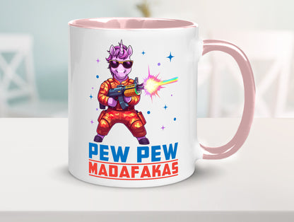 Pew Madafakas vl5 lustiger Spruch Geschenk Humor Geschenkidee Tasse