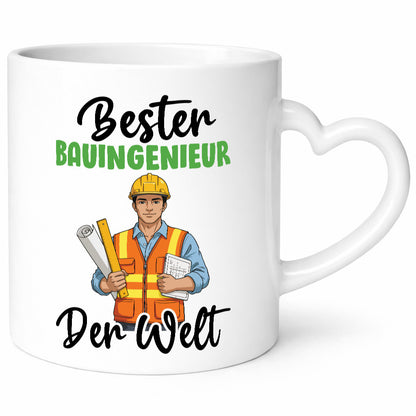 Bester Bauingenieur | Ingenieur v2 Humor Geschenkidee Tasse