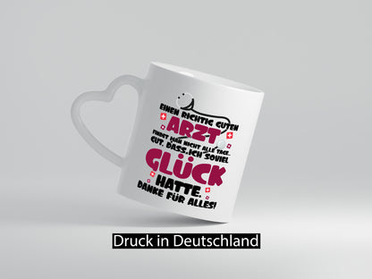 Richtig guter Arzt | Dankeschön Tasse Ärzte Spruch vl1 Humor Geschenkidee