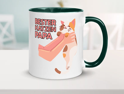 Bester Katzenpapa | Katze Gabel Geschenk Tierliebhaber Humor lustiger Spruch