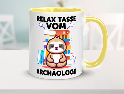 Relax Tasse: Archäologe | Archäologie Forscher lustig Humor Geschenkidee