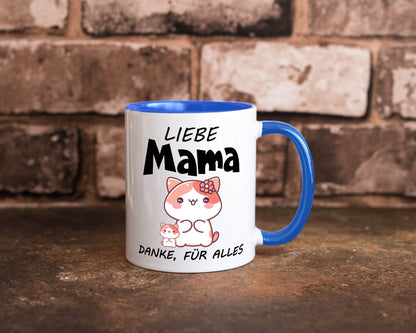 Liebe Mama Danke, für alles | Muttertag Beste Geschenk Familie Geschenkidee Tasse
