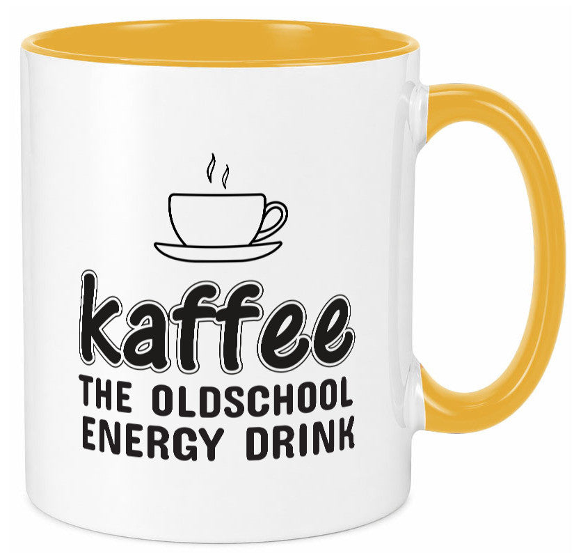 Oldschool Kaffee | Kaffeetrinker Tasse Statement lustiger Spruch Geschenk Humor