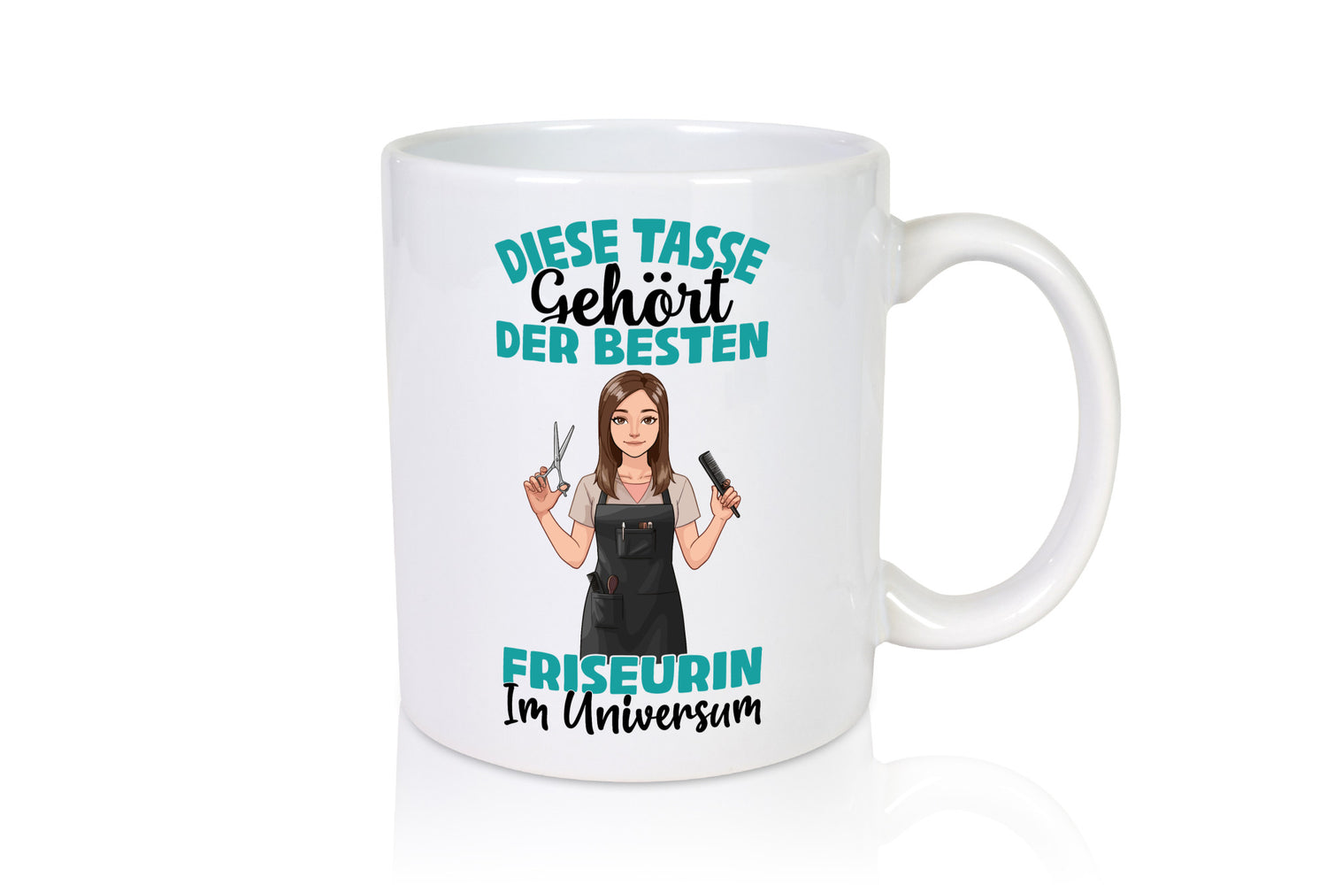 Im Universum: Friseurin | Friseuse Frisörin Geschenk Humor Geschenkidee