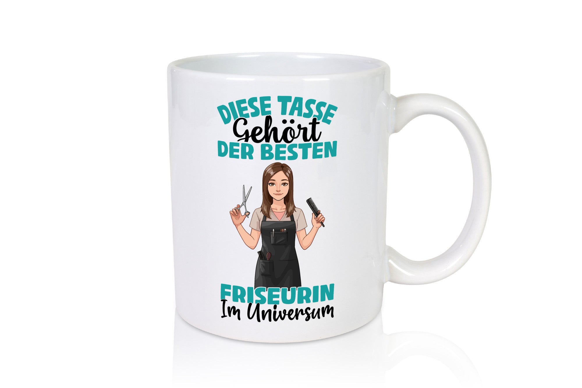 Im Universum: Friseurin | Friseuse Frisörin Geschenk Humor Geschenkidee