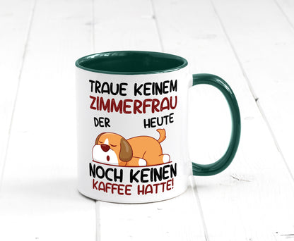 Traue keiner Zimmerfrau| Holzbau | Handwerkerin lustig Humor Geschenkidee