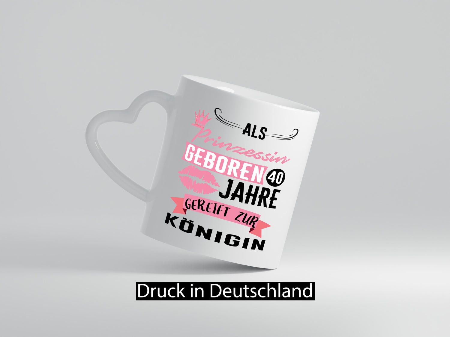 Als Prinzessin Geboren | 40. Geburtstag Ich bin Königin Geschenk Geschenkidee
