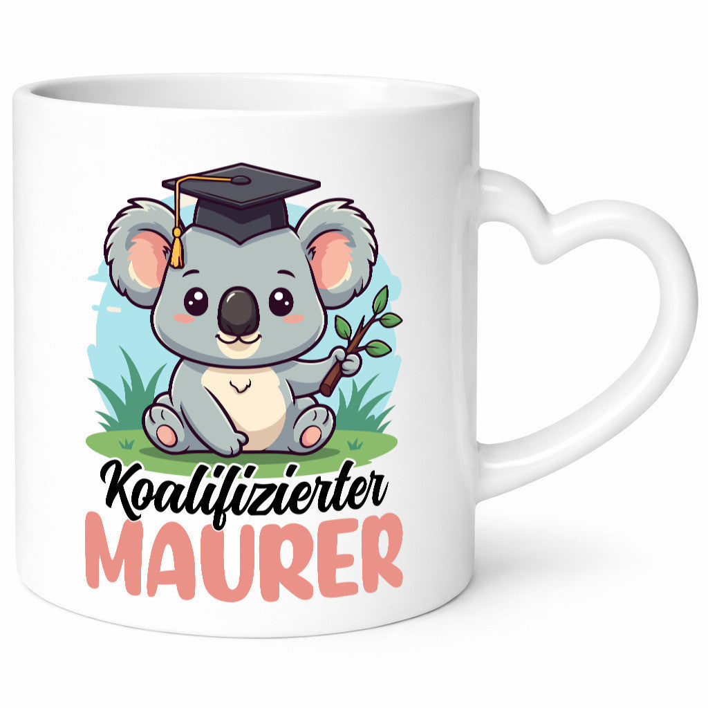 Koalifizierter Maurer | Bau Handwerker Geschenkidee Humor Tasse