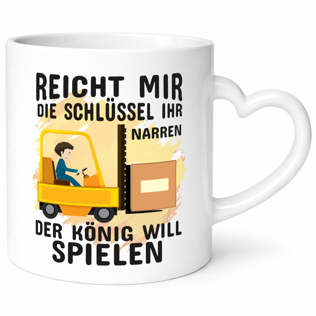 Gabelstapler Tasse | Lagerarbeiter Humor Beruf Arbeit Kollegen Büro Geschenkidee