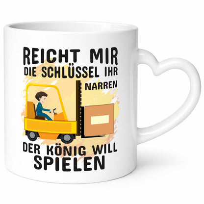 Gabelstapler Tasse | Lagerarbeiter Humor Beruf Arbeit Kollegen Büro Geschenkidee