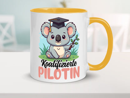 Koalifizierte Pilotin | Definition Piloten lustig Humor Geschenkidee Geschenk