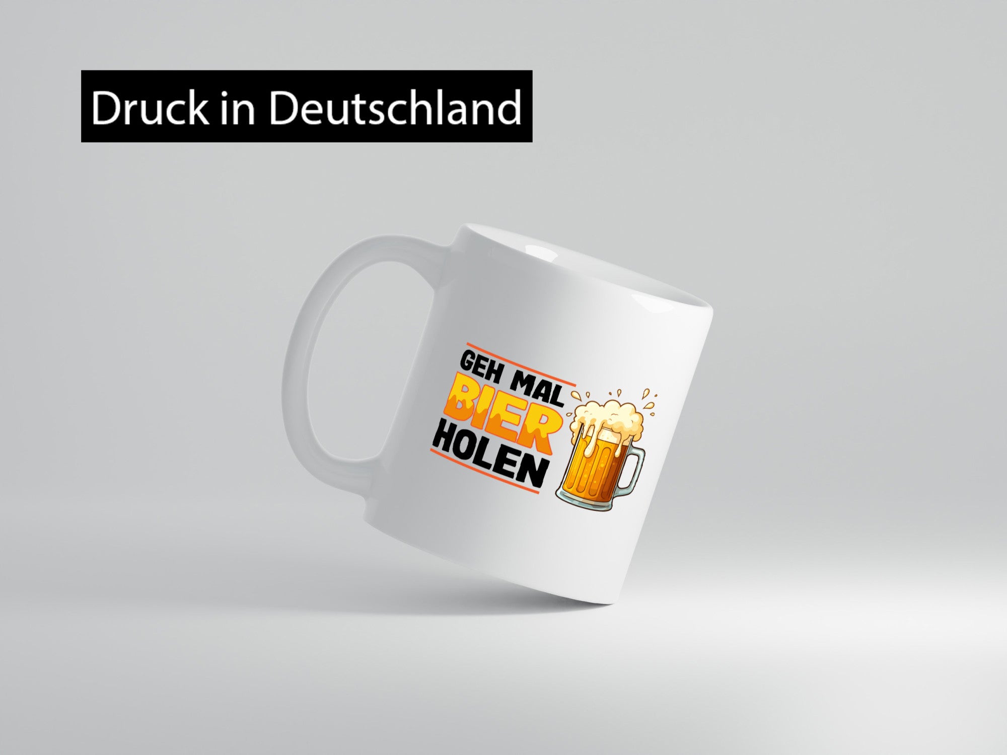 Geh mal Bier holen | Biertrinker Bierliebhaber Geschenkidee Humor Tasse