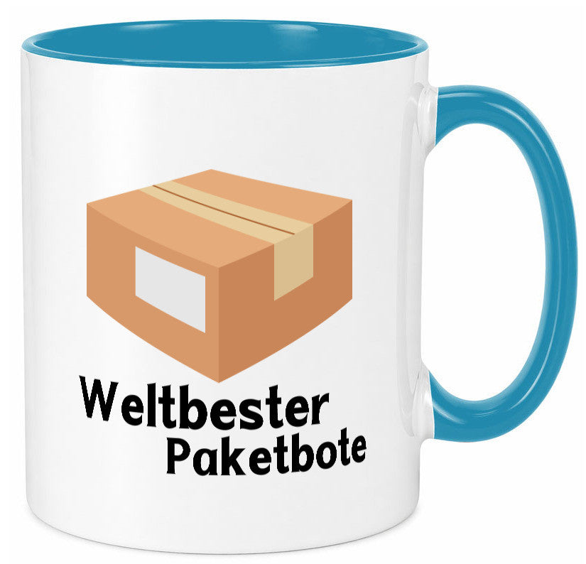 Weltbester Postbote | Paketlieferant lustiger Spruch Geschenk Humor Tasse