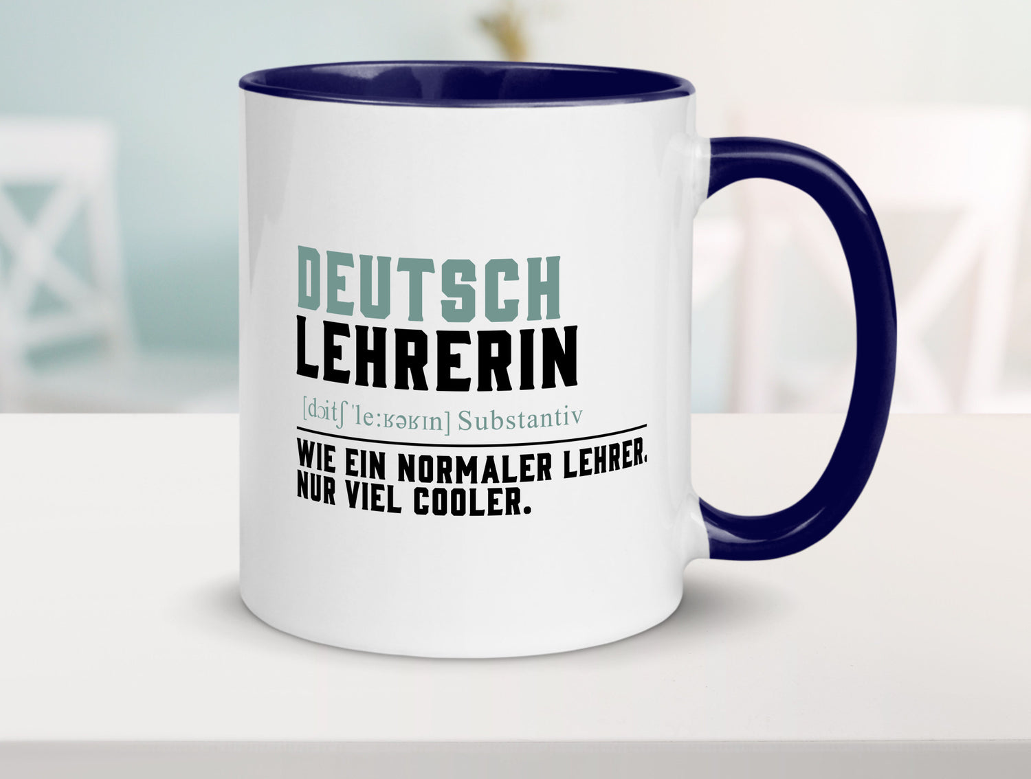Deutschlehrerin | Lehrerin Unterricht Lieblinglehrerin Geschenkidee Humor Tasse