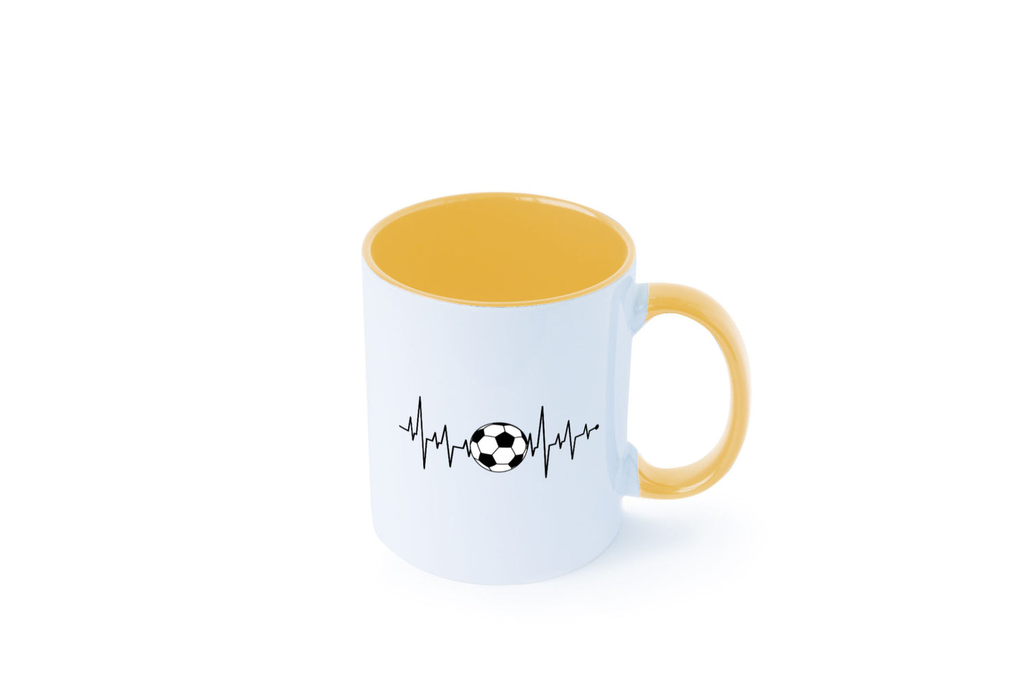 Fußball Herzschlag | Fussballer Verein Sport Team Geschenk Humor Geschenkidee
