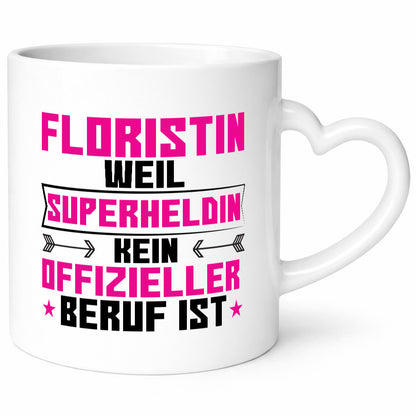Superheldin Floristin | Blumen Verkäuferin Humor Geschenkidee Tasse