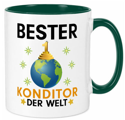 Welt Bester Konditor | Konditorei lustig Humor Geschenkidee Geschenk Tasse