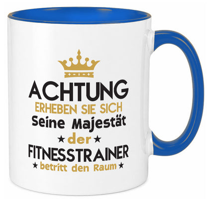 Seine Majestät Fitnesstrainer | Personal Trainer Sport lustiger Spruch Geschenk