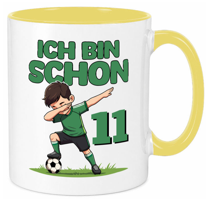 11. Geburtstag | 11 Jahre Fußballer Geschenkidee Humor Tasse