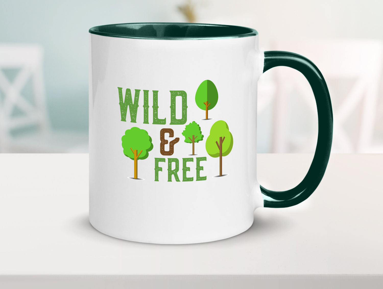 Wild and free | Freiheit Camper Hobbycamper Geschenkidee Humor Tasse