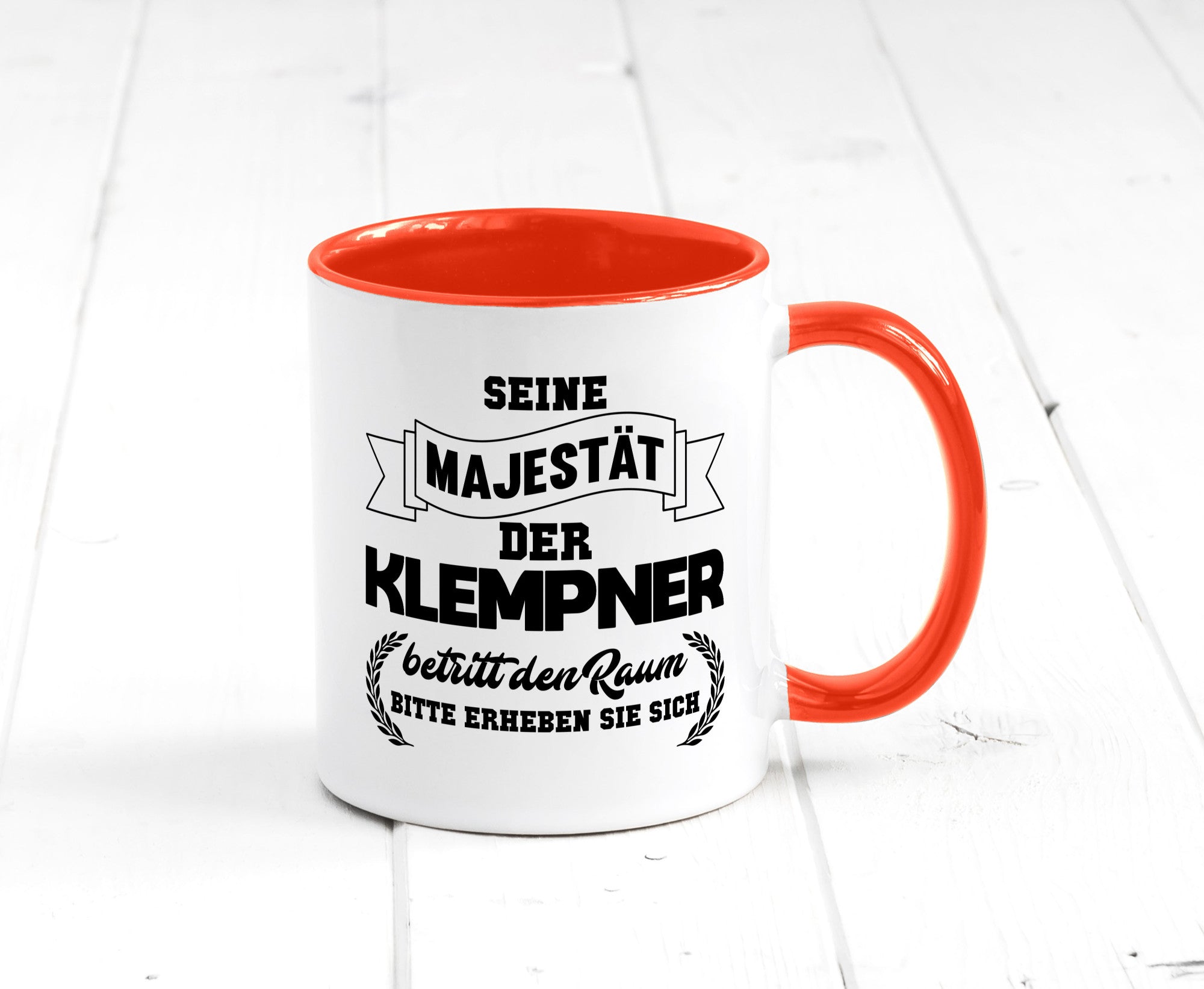 Der Klempner betritt den raum | Geschenk Humor Geschenkidee lustiger Spruch