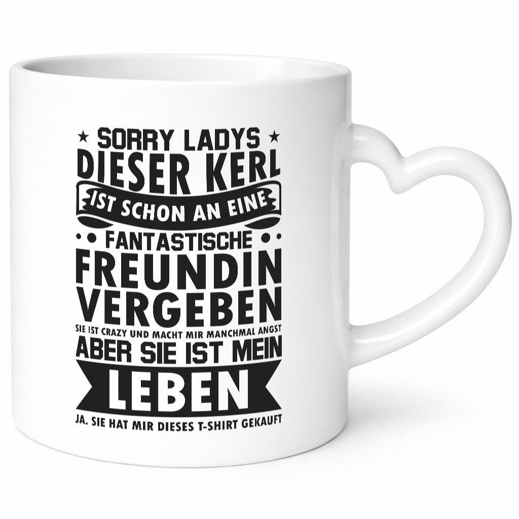 Fantastische Freudin, vergeben, mein Leben lustig Humor Geschenkidee Geschenk