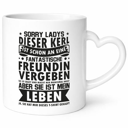 Fantastische Freudin, vergeben, mein Leben lustig Humor Geschenkidee Geschenk