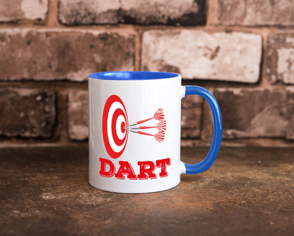 Dartspieler Tasse | Dart Hobby Motiv Spieler lustig Humor Geschenkidee Geschenk
