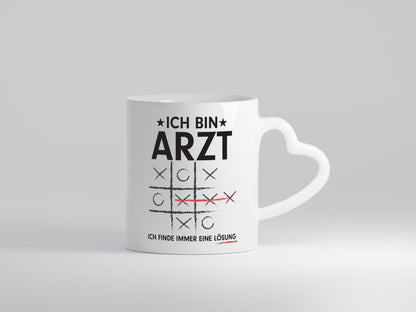 Lösung finden: Arzt | Medizin Doktor Facharzt v2 Geschenkidee Humor Tasse