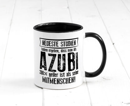 Neuste Studien: Azubi | Ausbildung Lehre Lehrling lustig Humor Geschenkidee Tasse