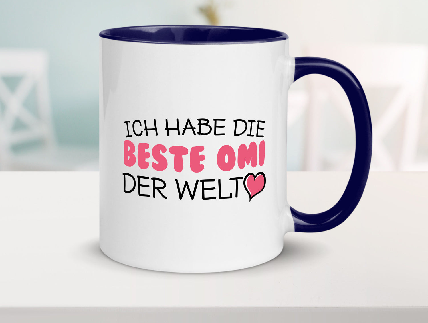 Beste Omi der Welt | Oma Tasse Geburtstag Muttertag lustig Familie Geschenkidee