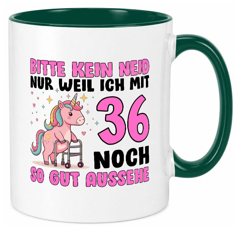 36. Geburtstag | 36 Jahre Mit noch so gut aussehen v2 Geschenkidee Humor Tasse