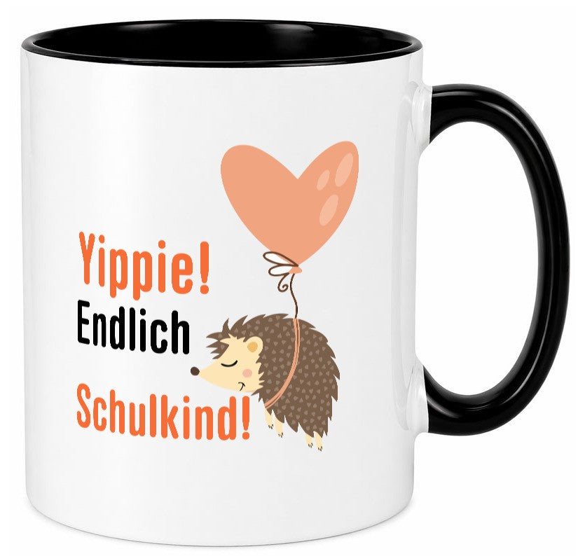 Schulkind | Einschulung 1. Klasse Grundschule v2 Geschenk Humor Geschenkidee Tasse