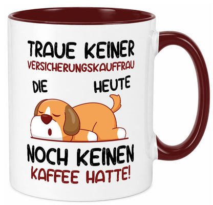 Traue keiner Versicherungskauffrau | Kauffrau Geschenk Humor Geschenkidee