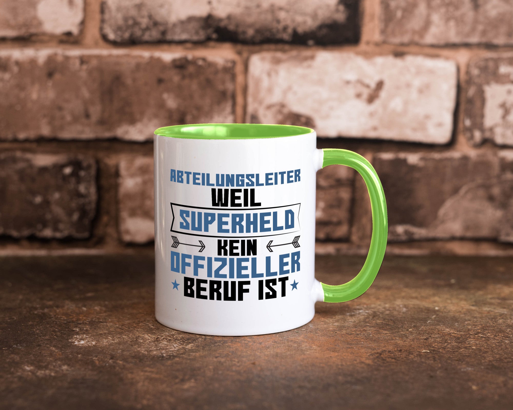 Superheld Abteilungsleiter| Führungskraft Geschenkidee Humor Tasse
