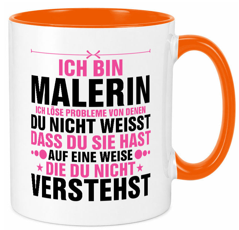 Löse Probleme: Malerin | Malerinnen Humor Geschenkidee Tasse