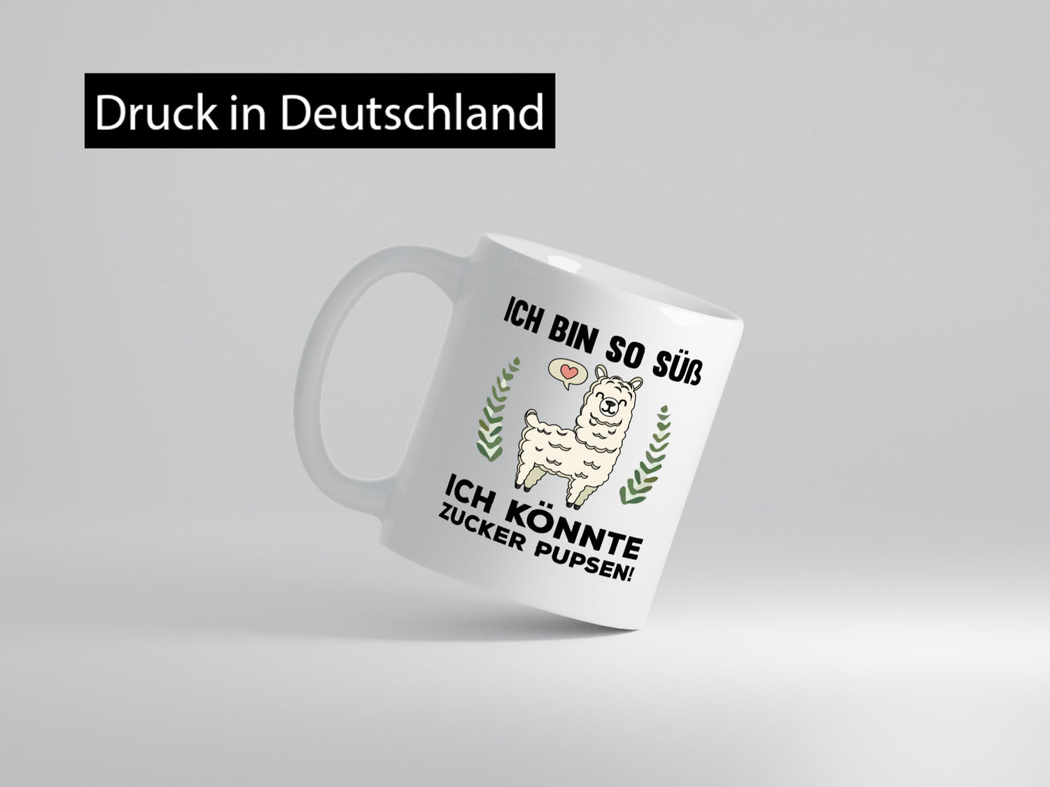 Ich bin so süß | niedlich Lama Zucker pupsen Humor Geschenkidee Tasse