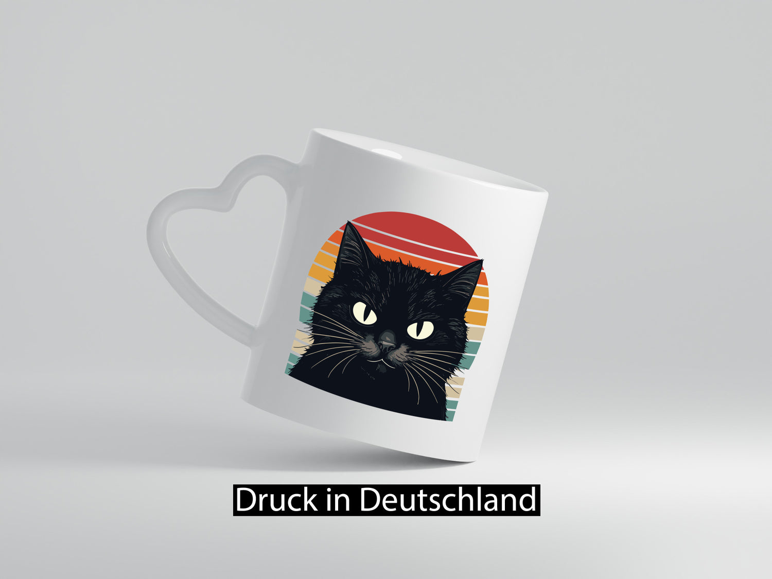 Schwarze Katze | Katzenliebhaber Böse Geschenk Tierliebhaber Humor lustiger