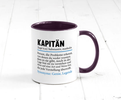 Kapitän | Spruch lustig Schiffskapitän Schiff Geschenk Humor Geschenkidee