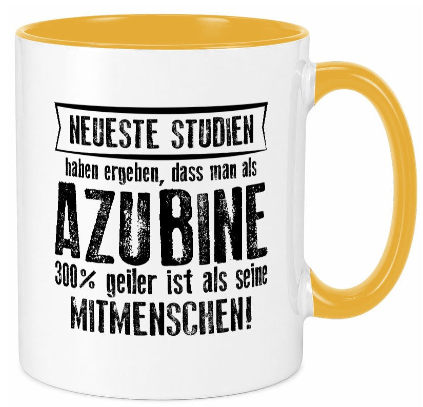 Neuste Studien: Azubine | Ausbildung Lehre Lehrling Geschenk Humor Geschenkidee Tasse