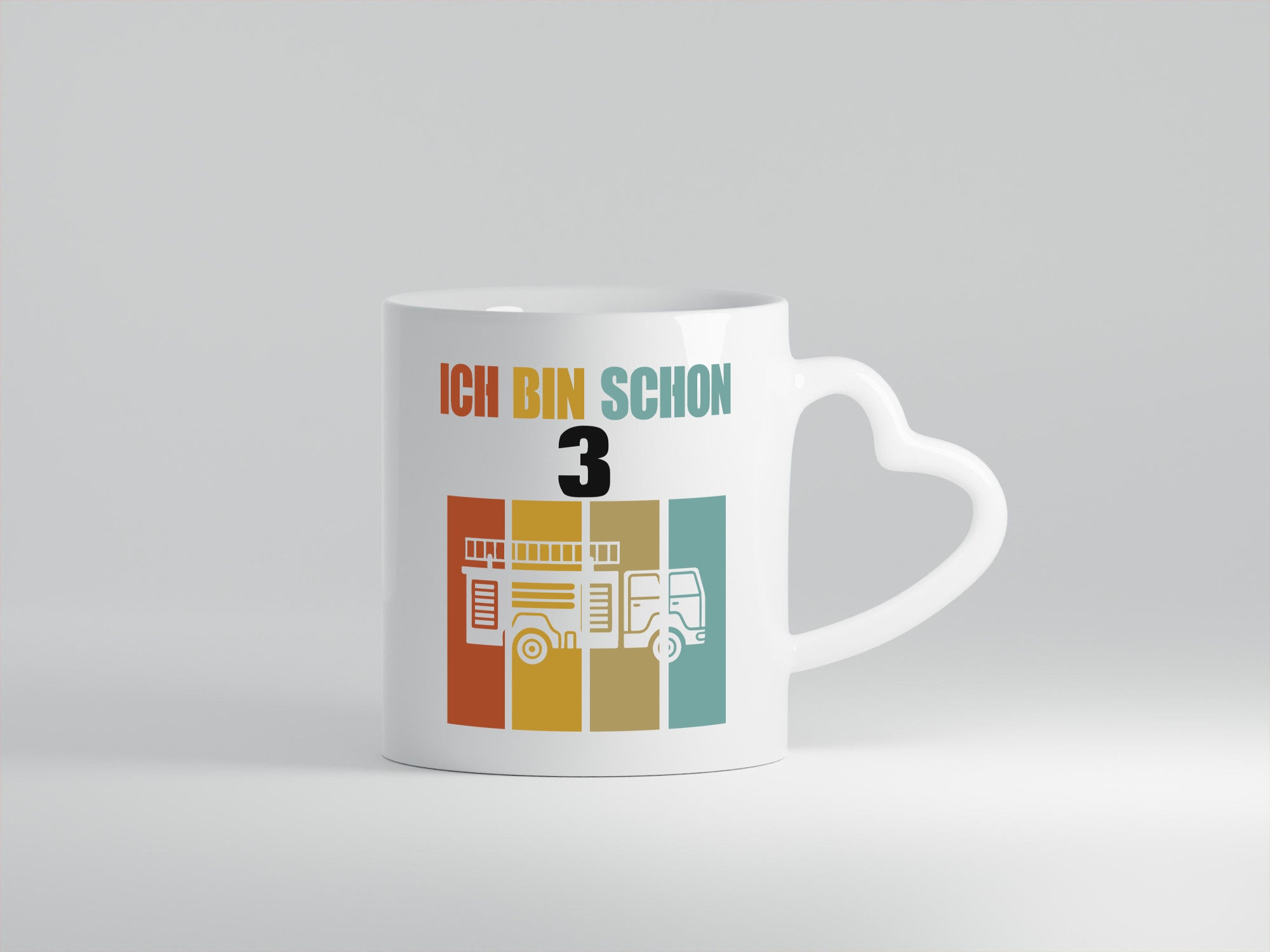 Ich bin schon 3 | 3. Geburtstag Kind Jähriger lustig Geschenkidee Geschenk Tasse