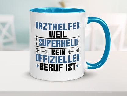 Superheld Arzthelfer | Fachangestellter Medizin Geschenk Humor Geschenkidee