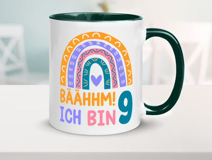 9. Geburtstag | 9 Jahre Regenbogen Bääm Mädchen Geschenk Geschenkidee lustiger
