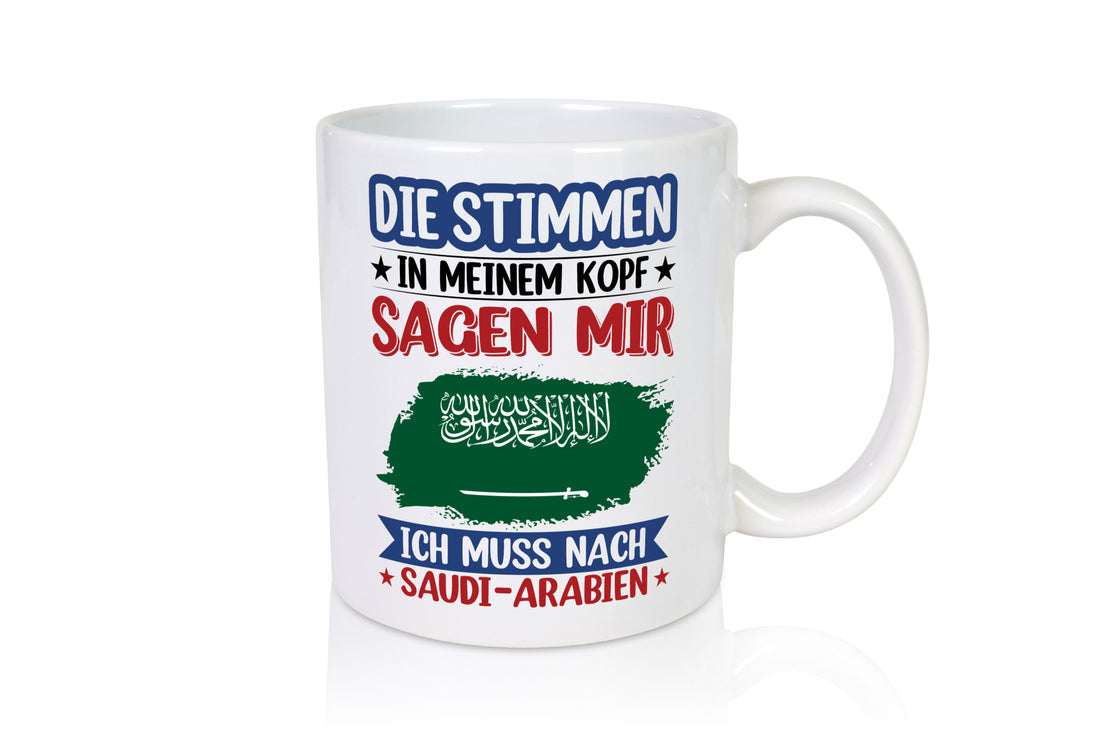 Saudi-Arabien | Urlaub Stimmen in meinem Kopf Traumland v2 Humor Geschenkidee