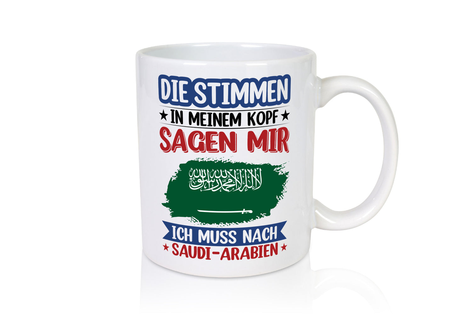 Saudi-Arabien | Urlaub Stimmen in meinem Kopf Traumland v2 Humor Geschenkidee