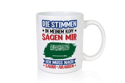 Saudi-Arabien | Urlaub Stimmen in meinem Kopf Traumland v2 Humor Geschenkidee
