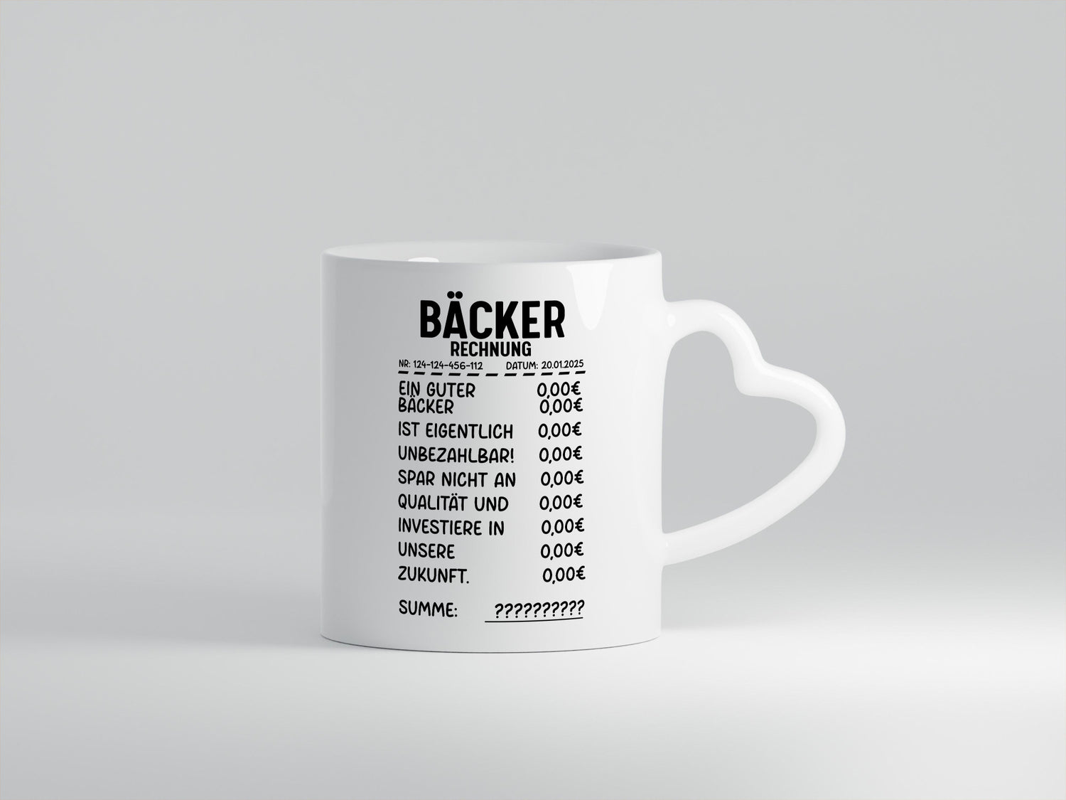 Bäcker Rechnung | Bäckerrei Verdammt guter Geschenk Humor Geschenkidee lustiger